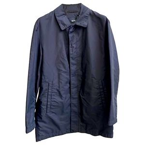 HUGO BOSS DANDON BLUE NAVY TRENCH COAT